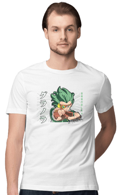 Men's t-shirt with prints Dragon Ball Granolah. Anime, dragon ball, goku, granolah, manga, tv series, vegeta. 2070702