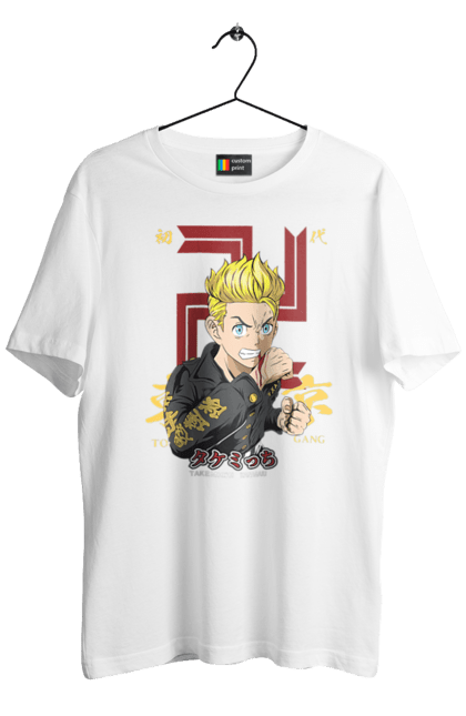 Men's t-shirt with prints Tokyo Avengers Takemichi. Action movie, anime, fantasy, game, manga, takemichi, thriller, tokyo avengers, tokyo revengers, tv series. 2070702