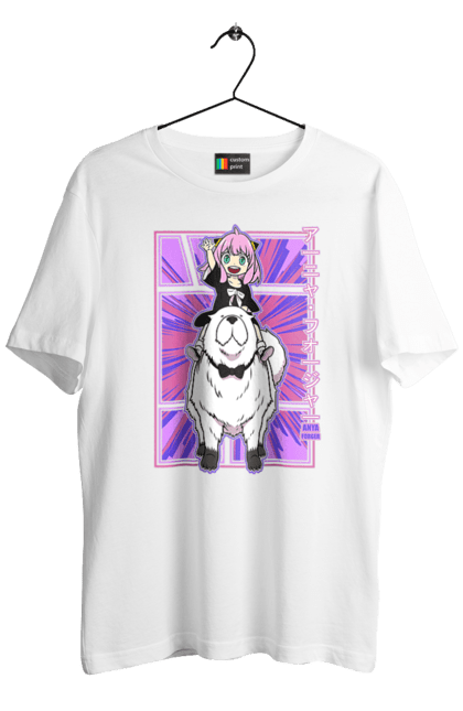 Men's t-shirt with prints Spy x Family Anya. Anime, anya, loid, manga, spy x family, yor. 2070702