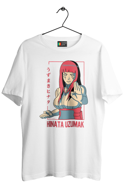 Men's t-shirt with prints Naruto Hinata Hyuga. Anime, hinata, hinata hyuga, hyuga, manga, naruto. 2070702