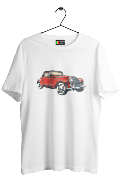 Men`s t-shirt with prints Car Rarity. Car, retro. 2070702