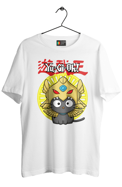 Men's t-shirt with prints Yu Gi Oh! Chococat. Brand, character, chococat, hello kitty, yu gi oh, yugio. 2070702