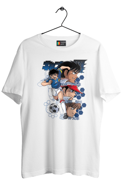 Men's t-shirt with prints Captain Tsubasa. Anime, captain tsubasa, jump, manga, tsubasa oozora. 2070702