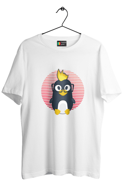 Футболка чоловіча з принтом "Лінукс". Айті, айтішнік, девелопер, іт, программіст, розробник. 2070702