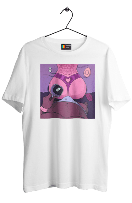 Футболка чоловіча з принтом "Ранкова Кава З Жопкою". Гола, жопа, кава, труси. 2070702