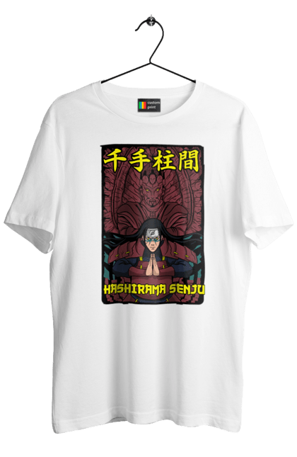 Men's t-shirt with prints Naruto Hashirama. Anime, character, hashirama, hashirama senju, hokage, manga, naruto, ninja, tv series. 2070702