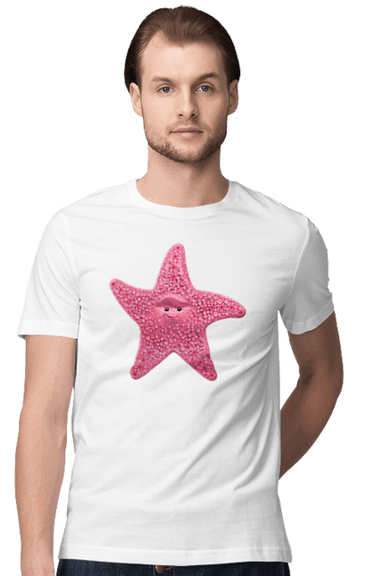 Men's t-shirt with prints Star, In Search Of Nemo, Cartoon. Cartoon, finding nemo, star. CustomPrint.market