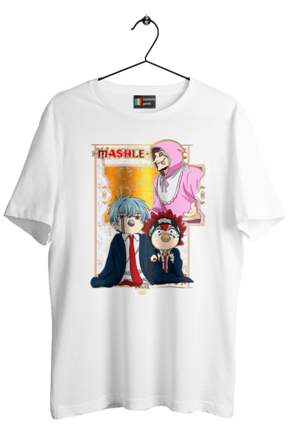 Men's t-shirt with prints Magic and Muscles. Adventure, anime, comedy, magic and muscles, manga. 2070702