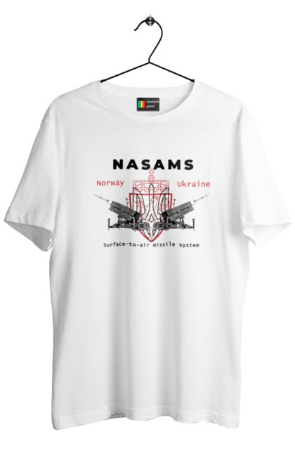 Men`s t-shirt with prints NASAMS. Howitzer, nasams, suzanne, zaluzhny, zuzana. 2070702