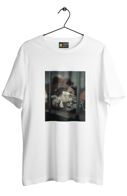 Футболка чоловіча з принтом "Мото". Байк, дорога, мото, сила, швидкість. 2070702