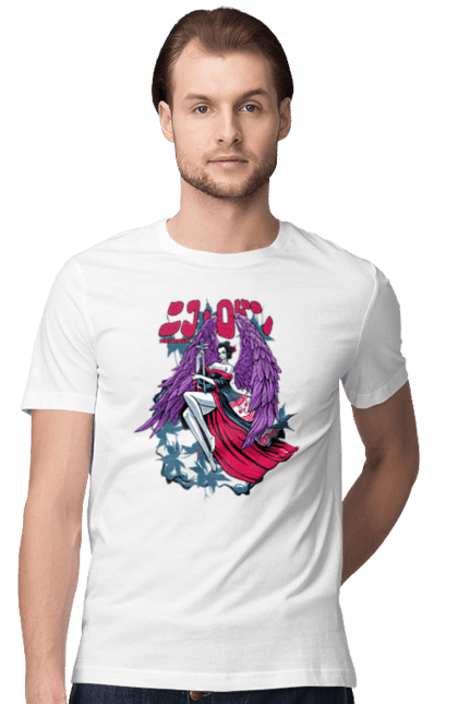 Men's t-shirt with prints One Piece Nico Robin. Anime, devil child, manga, nico robin, one piece, straw hat pirates. 2070702