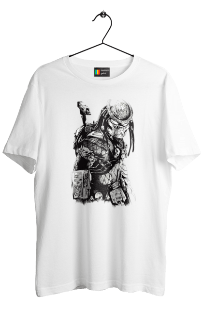 Men's t-shirt with prints The Predator. Alien, cinema, film, predator, thriller. 2070702