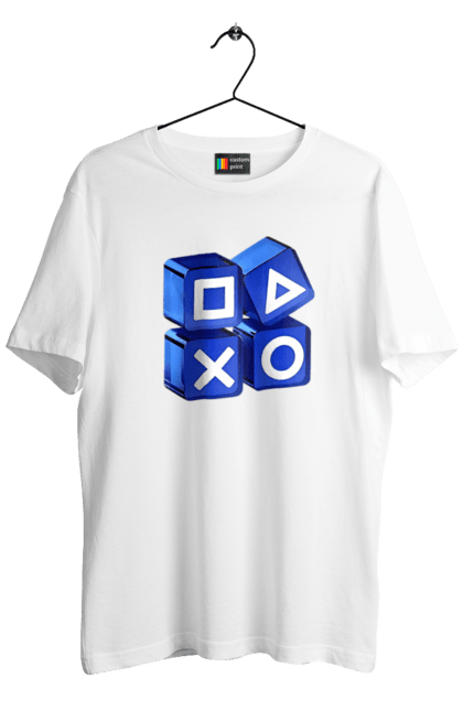 Футболка чоловіча з принтом "Геймпад". Playstation, sony, геймпад, гра, джостик. 2070702