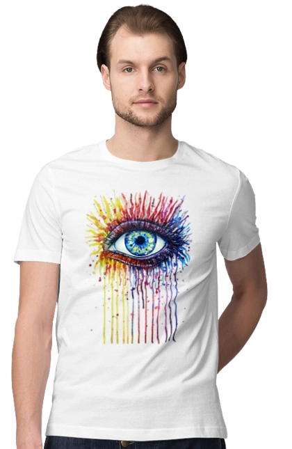Colorful Flowing Eye