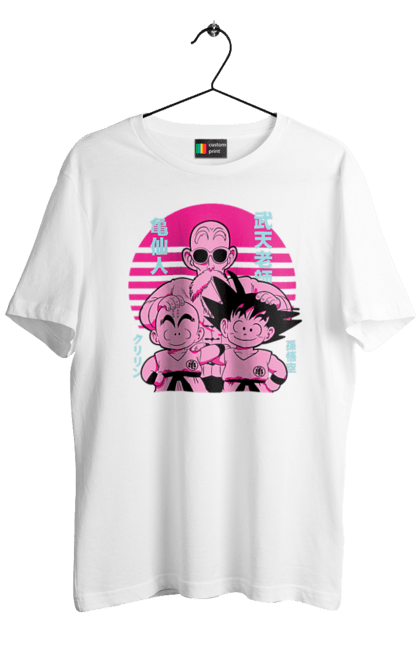 Men's t-shirt with prints Dragon Ball Maestro Roshi. Anime, dragon ball, manga, master roshi, muten roshi. CustomPrint.market