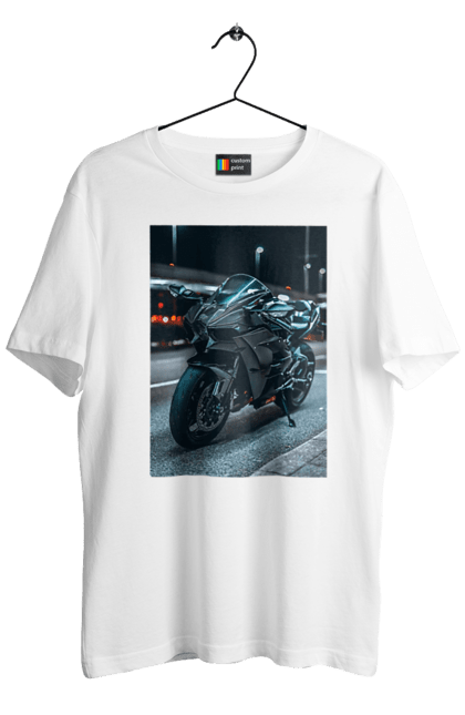 Футболка чоловіча з принтом "Мото цитаты". Байк, мото, спорт, цитаты. 2070702