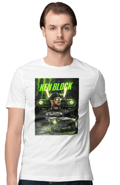 Men`s t-shirt with prints Ken Block. Ken block. 2070702