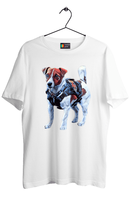 Футболка чоловіча з принтом "Пес Патрон". Зсу, патрон, пес, пес патрон, україна. 2070702