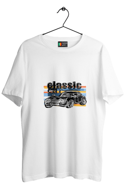 Men`s t-shirt with prints Print Classic Car. Car, classic, retro car, vintage car. 2070702