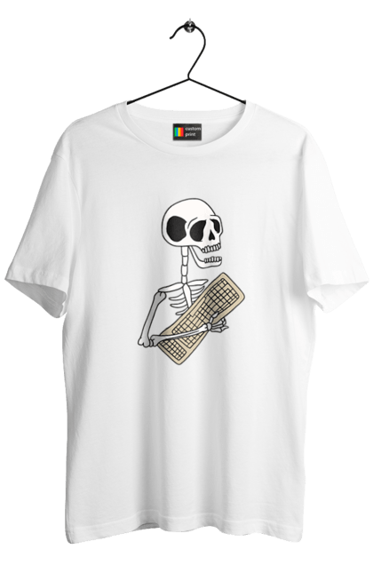 Футболка чоловіча з принтом "Вічний кодер". Ай ті, айтішник, бінарний, код, програміст, розробник, хакер. 2070702