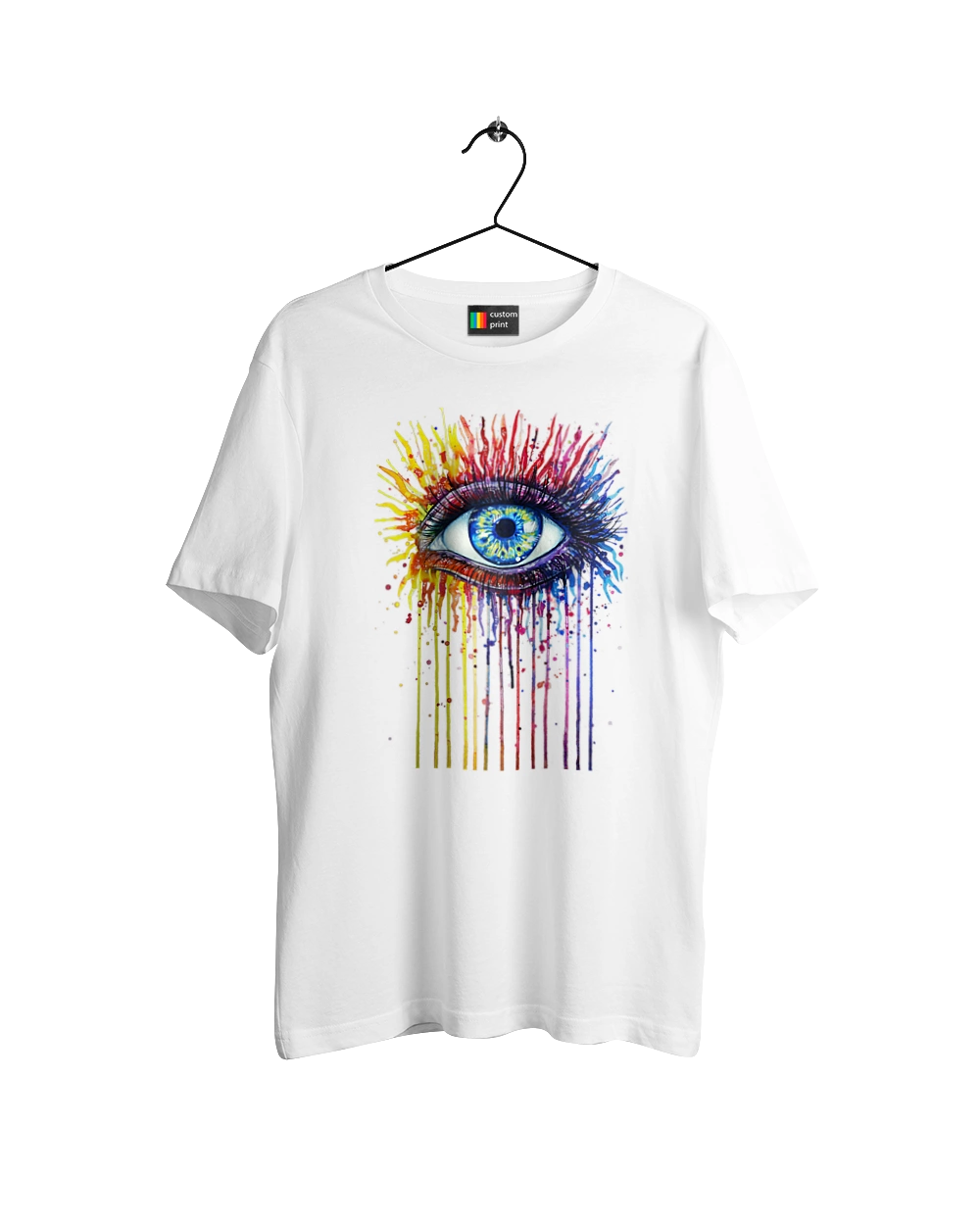 Colorful Flowing Eye