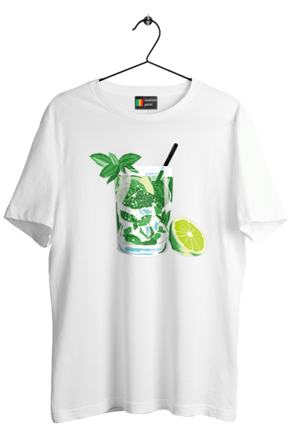 Men`s t-shirt with prints Mojito And Lemon Drink. Drink, lemon, mojito. 2070702