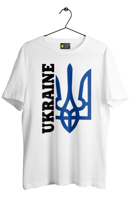 Футболка чоловіча з принтом "Герб України". Герб, україна. 2070702