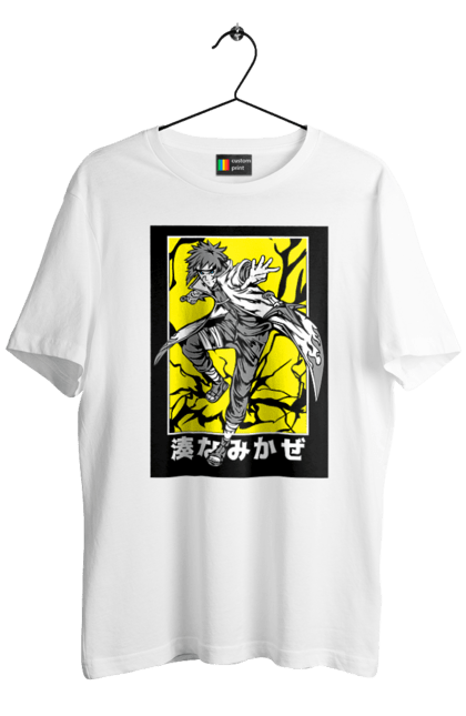 Men's t-shirt with prints Naruto. Anime, character, manga, minato namikaze, naruto, naruto, ninja, tv series. 2070702