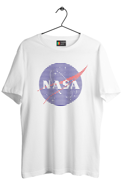 Men's t-shirt with prints NASA. Aeronautics, astronautics, aviation, nasa, research, rocket, science, space, technologies, usa. 2070702