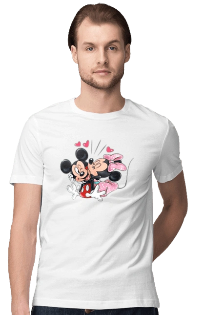 Mickey Mouse and Minnie Mouse