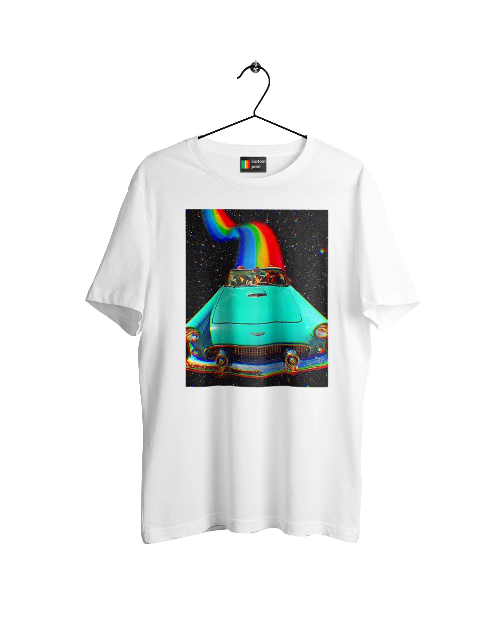 Картина, машина в космосе