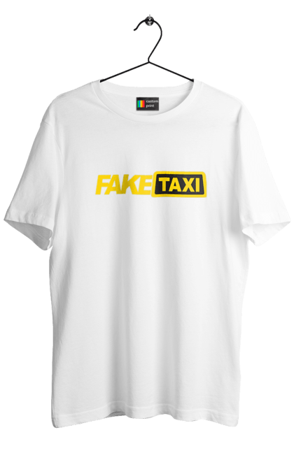 Футболка чоловіча з принтом "Fake taxi". Fake taxi, porn hub, зсу, порно хаб, порнохаб, прапор, приколы, фак такси, фак таксі, фейк такси. PrintMarket - інтернет-магазин одягу та аксесуарів з принтами плюс конструктор принтів - створи свій унікальний дизайн