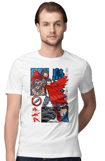 Men's t-shirt with prints Akira Tetsuo Shima. Akira, anime, cyberpunk, manga, tetsuo shima. 2070702