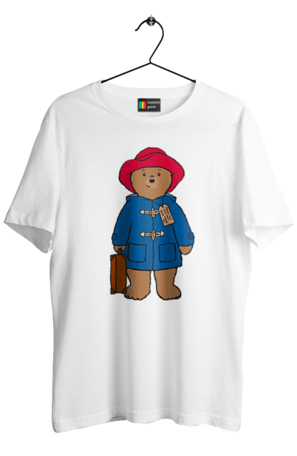 Men's t-shirt with prints Paddington. Animation, bear, cartoon, film, teddy bear. CustomPrint.market