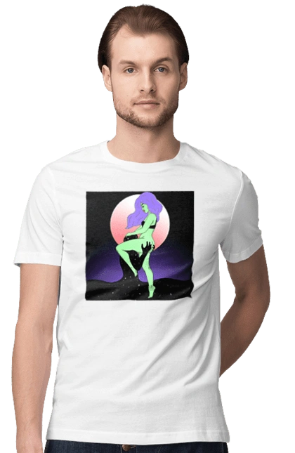 Зелена Дівчина І Місяць