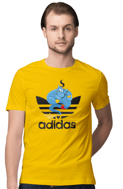 Men's t-shirt with prints Adidas Genie. Adidas, adidas, aladdin, cartoon, character, genie, ginny. 2070702