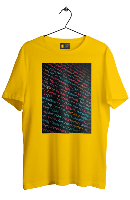 Футболка чоловіча з принтом "Код". Angular, c, css, html, it, javascript, jquery, php, python, react, svelt, vue, айтишник, айті, гумор, код, кодувати, прогер, програміст, програмісти, ти ж, ти ж програміст, тиж програміст. 2070702