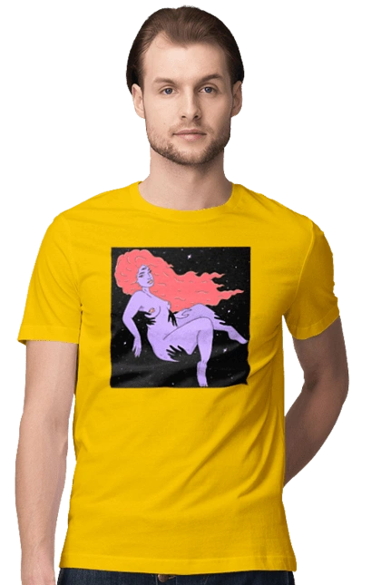 Фіолетова Дівчина В Чорній Дирі