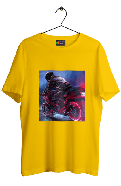 Футболка чоловіча з принтом "Мотоцикл". Motolove, мотолов, мотоцикл, опві, україна. 2070702