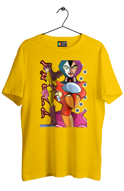 Men's t-shirt with prints Mazinger Z Aphrodite. Anime, aphrodite, manga, mazinger z, mecha, robots. 2070702