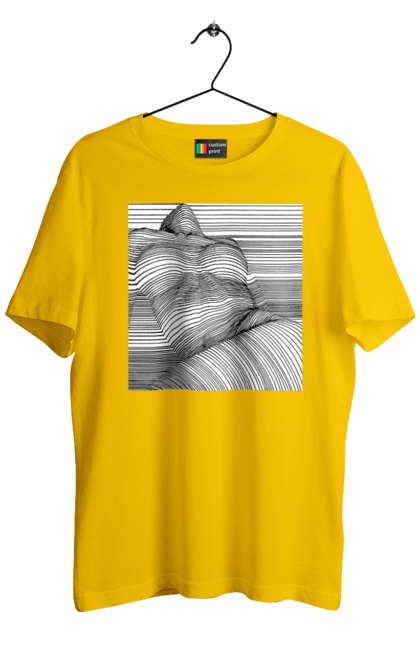 Men`s t-shirt with prints The Girl In The Strip. Naked, tits. 2070702