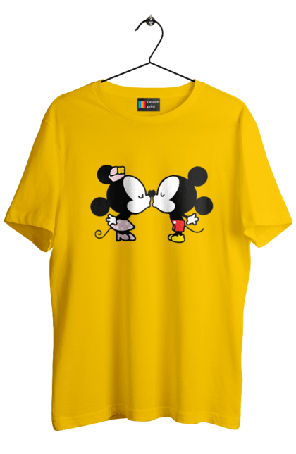 Футболка мужская с принтом 38. Mickey mouse, minnie mouse, дисней, микки, микки маус, минни маус, мультфильм. 2070702