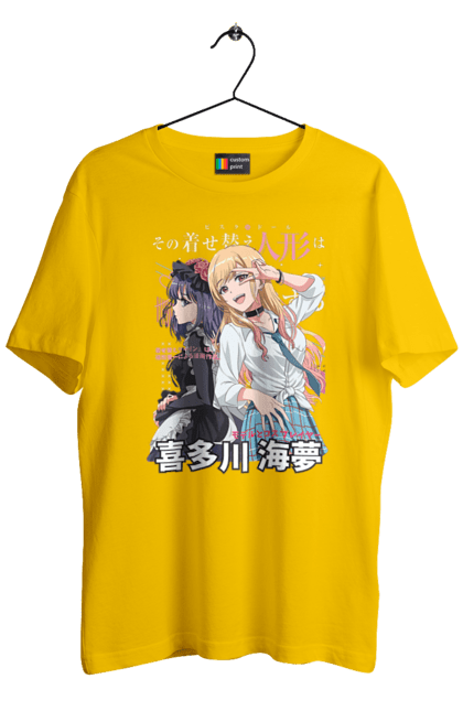 Men's t-shirt with prints My Dress Up Darling. Anime, gyaru, manga, marin kitagawa, marine, my dress-up darling, porcelain doll. 2070702