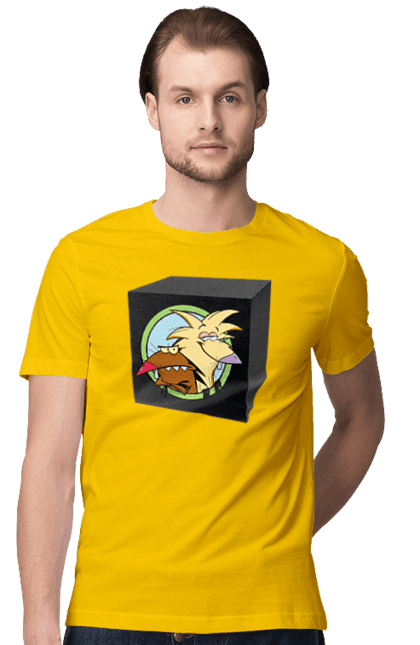 Футболка чоловіча з принтом "Black Box". Black box, бобер, боєприпас, коробка, повернись живим. 2070702