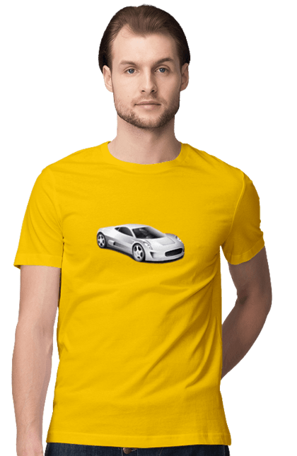 Men`s t-shirt with prints Auto.1. Auto, graphics, photo, sports car. 2070702