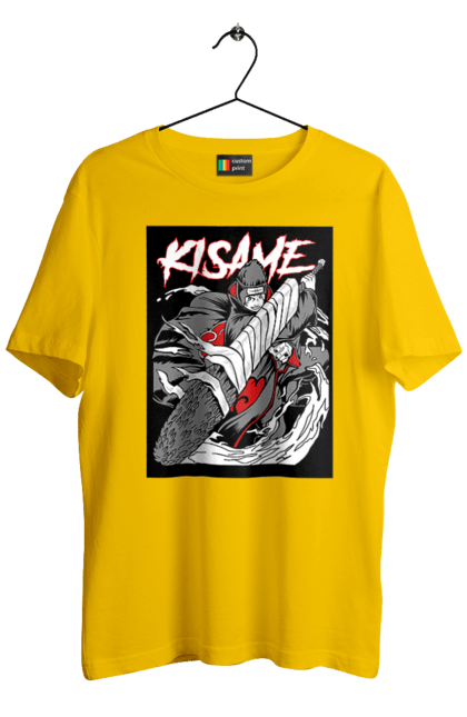 Men's t-shirt with prints Naruto. Anime, character, kisame hoshigaki, manga, naruto, ninja, tv series. 2070702