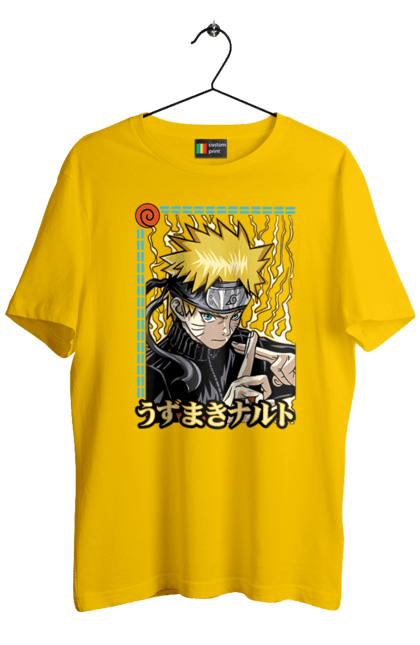 Men's t-shirt with prints Naruto. Anime, character, manga, naruto, ninja, tv series. 2070702