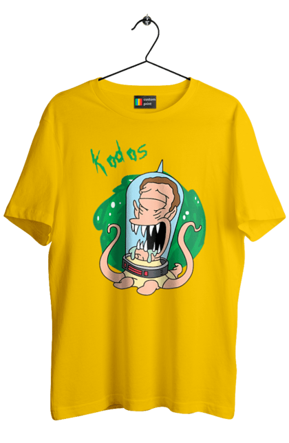 Футболка чоловіча з принтом "Рік та Морті". Rick and morty, мультфільм, наукова фантастика, пригоди, рік, рік і морті, трагікомедія, чорний гумор. 2070702