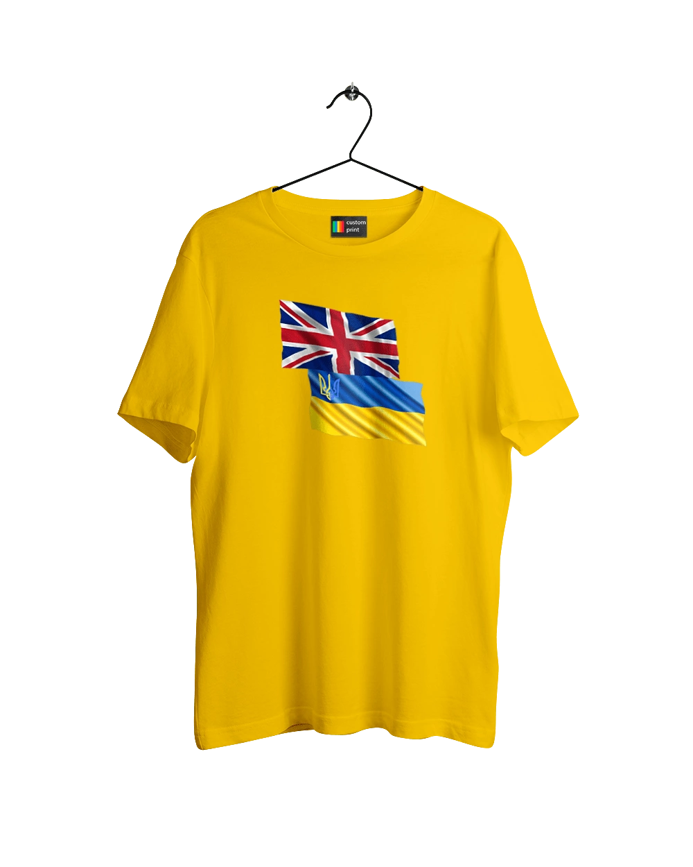 Flag United Kingdom, Flag Ukraine, Support Ukraine