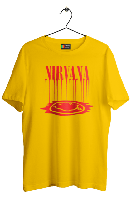 Men's t-shirt with prints Nirvana. Alternative rock, grunge, hard rock, kurt cobain, nirvana, punk rock, rock band. 2070702